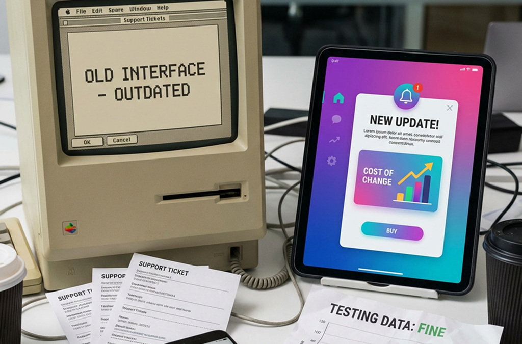 Por Que o Cérebro Resiste: Entendendo a Psicologia da Mudança em Produtos e Redesigns